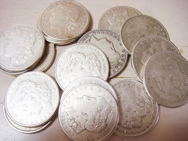 【1枚の価格】 アメリカ モルガンダラー 銀貨 1921年 本物 即決(アウトレット）_画像3