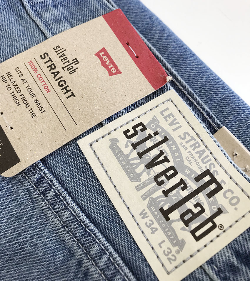 新品/13200円を■LEVI'Sリーバイス/SILVERTAB ストレートシルバータブミッドブルーA36660000/34■在庫限り■_画像1