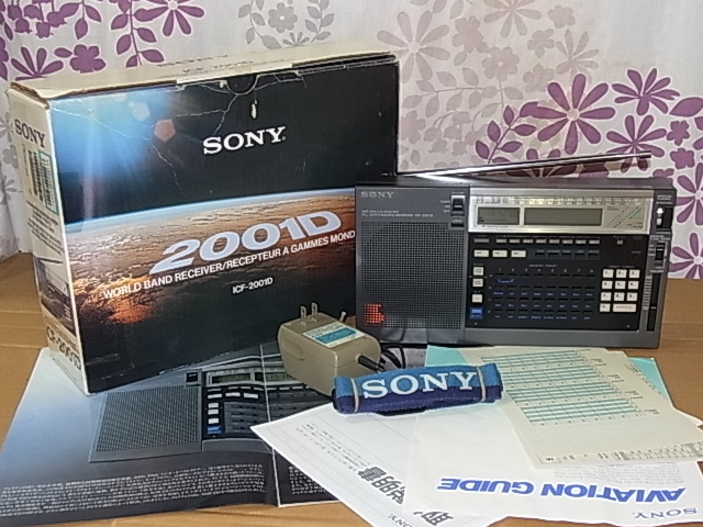 SONY[ICF-2001(D)] era . beyond [ man. [ super ] one . goods ] therefore exist disassembly * maintenance * adjusted, have been cleaned goods. control 23120906