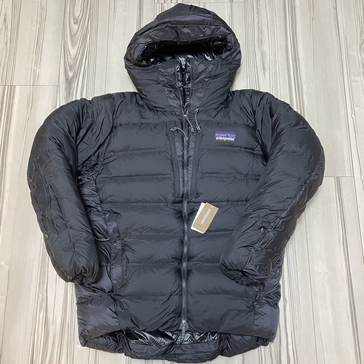 18FA 美品 patagonia Grade Vii Down Parka M パタゴニア グレード セブン ダウン パーカー Black ブラック 黒 ジャケット 7 フィッツロイ_画像1