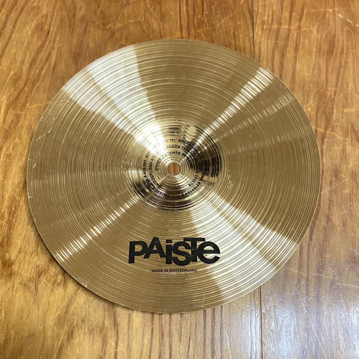 ◆PAISTE◆SOUND FORMULA SPLASH 10インチ 約262g 中古 パイステ サウンド フォーミュラ_画像3