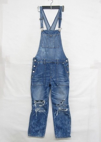 American Eagle overall M size W33 degree old clothes Denim overall cotton 1A1802