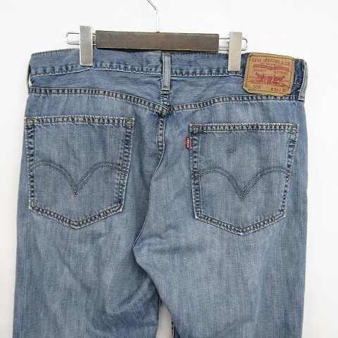 505 W36 L32 リーバイス 古着 LEVI'S デニムパンツ デニム パンツ ジーンズ JEANS ボトムス ワイドパンツ テーパード 1A0887_画像8