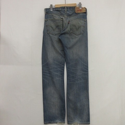 MA0923 W31 L32 リーバイス LEVI'S デニム パンツ ジーンズ GEANS ストレート シルエット ひげ ヒゲ ボトムス 古着 テーパード_画像2