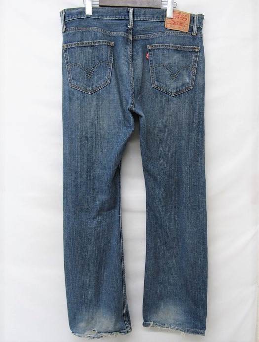 505 Levi's W36 L32 サイズ 古着 リーバイス LEVIS スリム テーパード デニム パンツ ジーンズ ジーパン ボトムス 1A0907_画像3