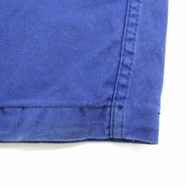  размер 52 41W степень painter's pants рабочие брюки брюки низ рабочая одежда рабочая одежда б/у одежда хлопок синий голубой широкий брюки 1A0151