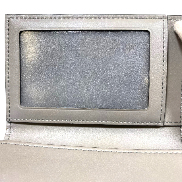 [ beautiful goods ]BALLY Bally card-case pass case card-case folding in half leather Logo navy 
