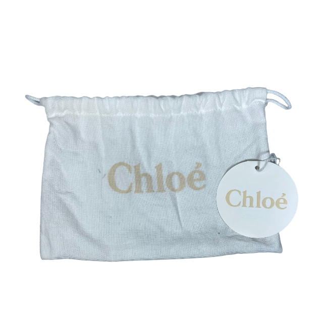 Chloe クロエ ミニ ドリュー ショルダーバッグ ミニバッグ 肩掛け 斜め掛け ロゴ レザー ピンク_画像9