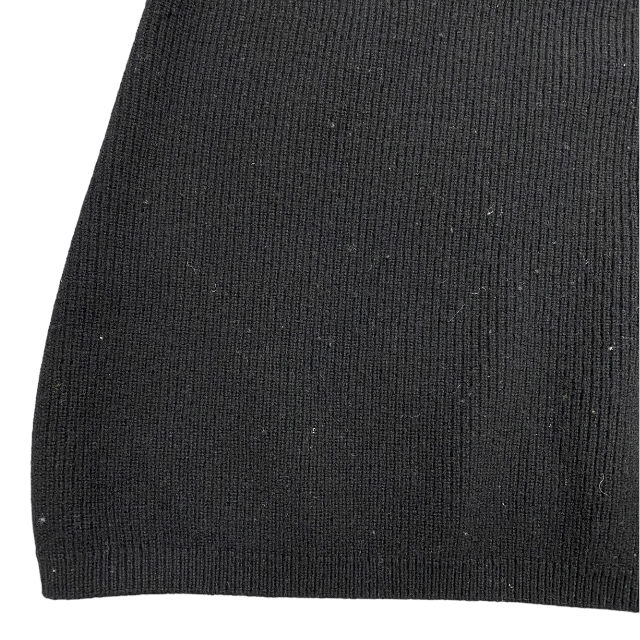 GIVENCHY Givenchy tops вязаный свитер цепь длинный рукав одежда Logo шерсть кашемир черный чёрный ( размер S)