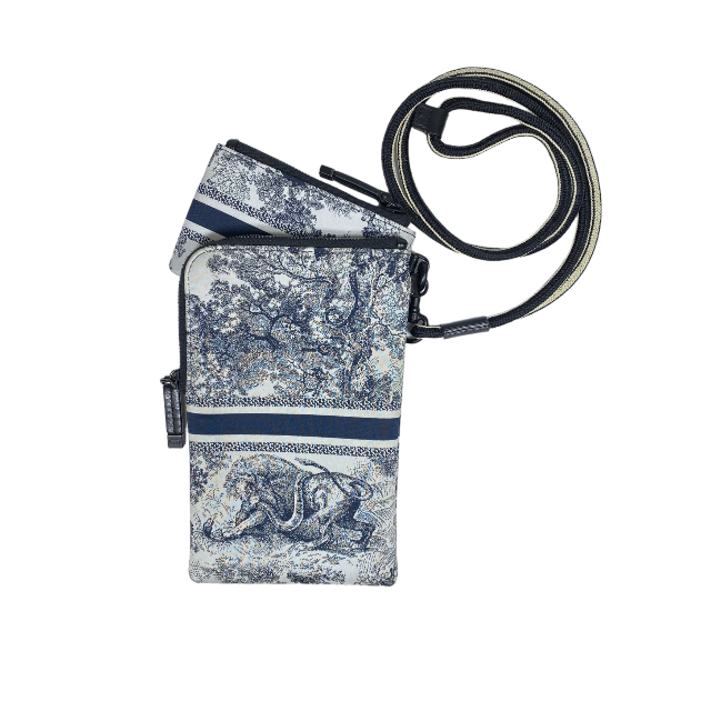  Dior Dior многофункциональный сумка многофункциональный сумка плечо сумка phone сумка бардачок Technica ru ткань оттенок голубого 