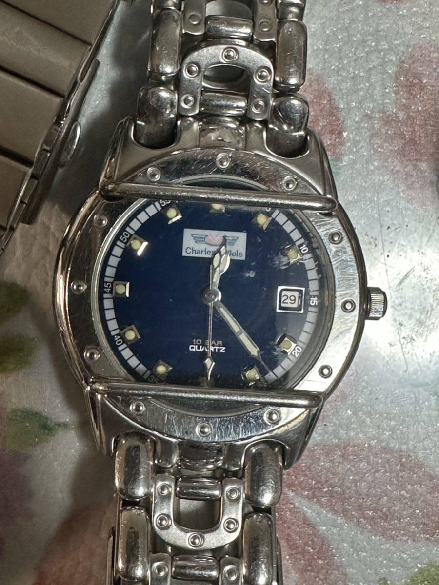 Armani exchangeなどクォーツ腕時計メンズ5点まとめジャンク品管理番号11-229_画像4