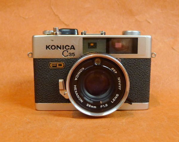 l006 Konica C35 FD レンジファインダー HEXANON 38mm F1.8 フィルム