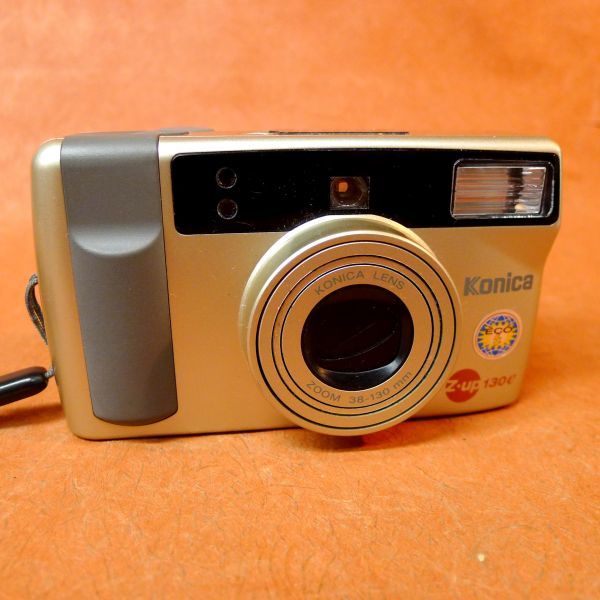 l206 KONICA Z・UP 130e コンパクトフィルムカメラ サイズ:幅約11cm 高さ約6.2cm 奥行約5.5cm/60の画像3