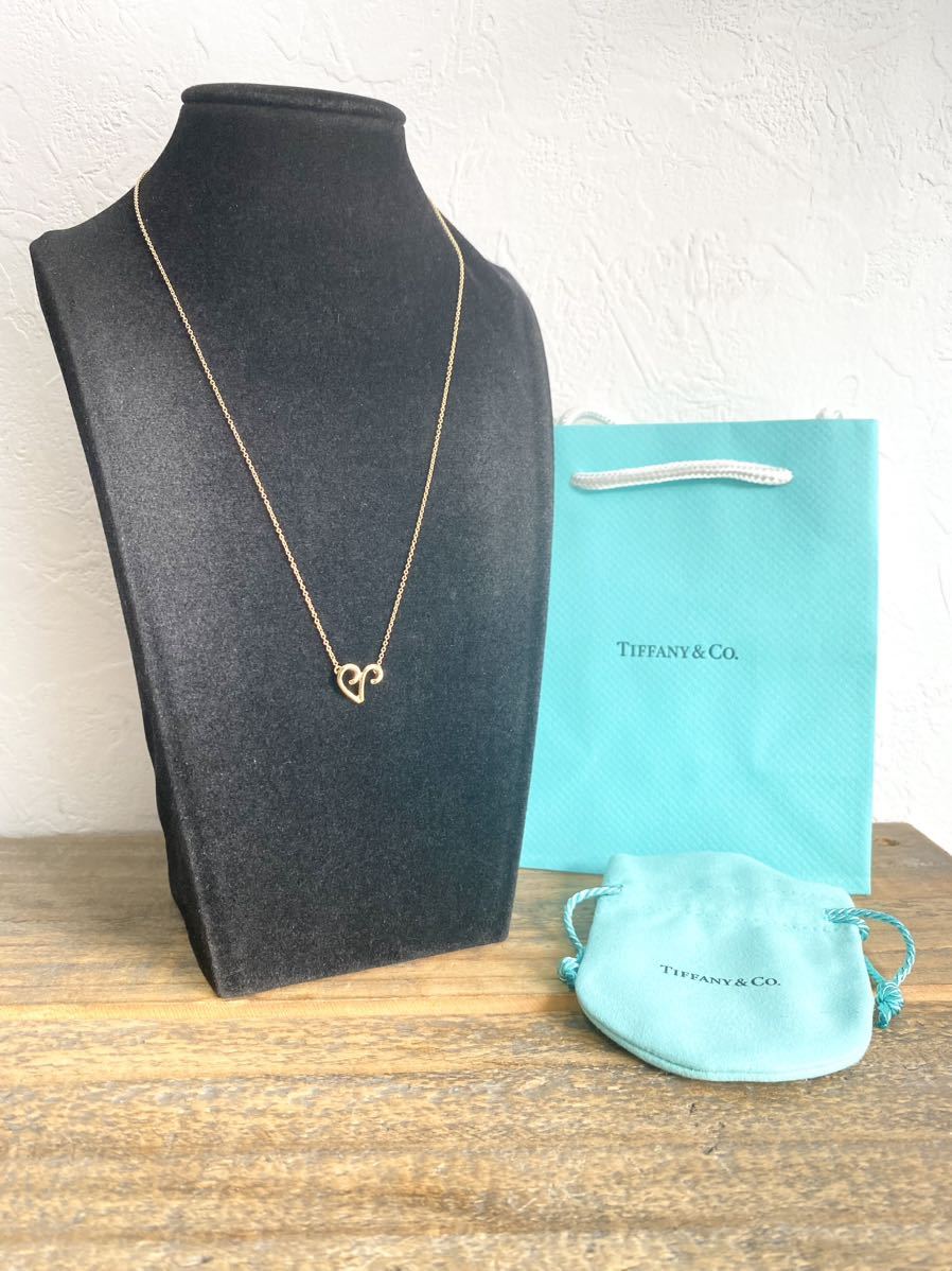 ティファニー パロマ・ピカソ アリエス ネックレス Au750 希少超美品 鏡面磨き仕上げ TIFFANY ヴィンテージ ティファニー