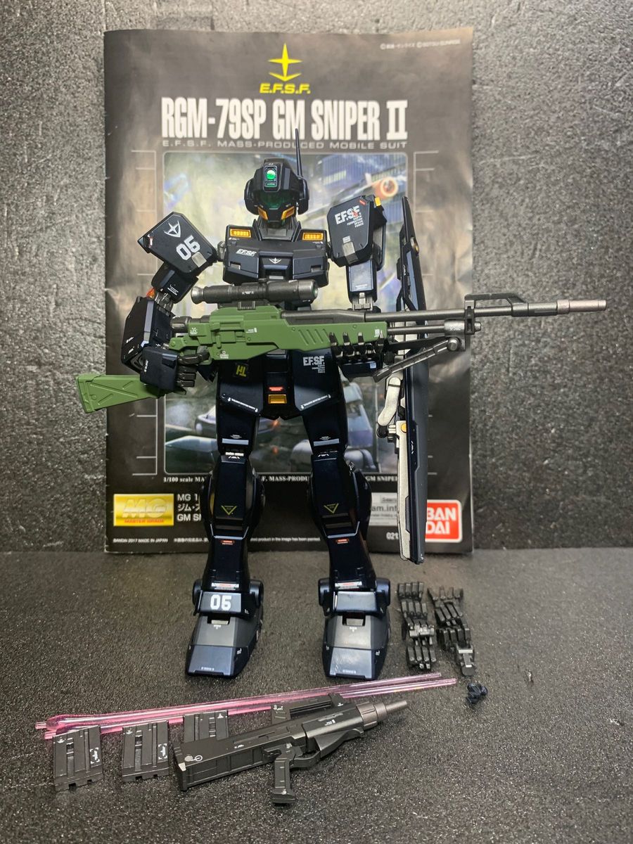 ガンプラ ガンダム MG 1/100 ジムスナイパーⅡオリジナルカラー ガンプラ ガンダム MG 1/100 ジムスナイパーⅡオリジナルカラー