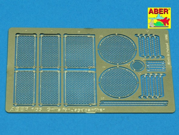 アベール 35G04 1/35 ドイツ ヤークトパンタエンジングリル(タミヤ用)_画像1