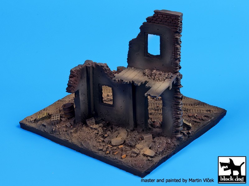 ブラックドッグ D72009 1/72 Hause ruin Europe base_画像3