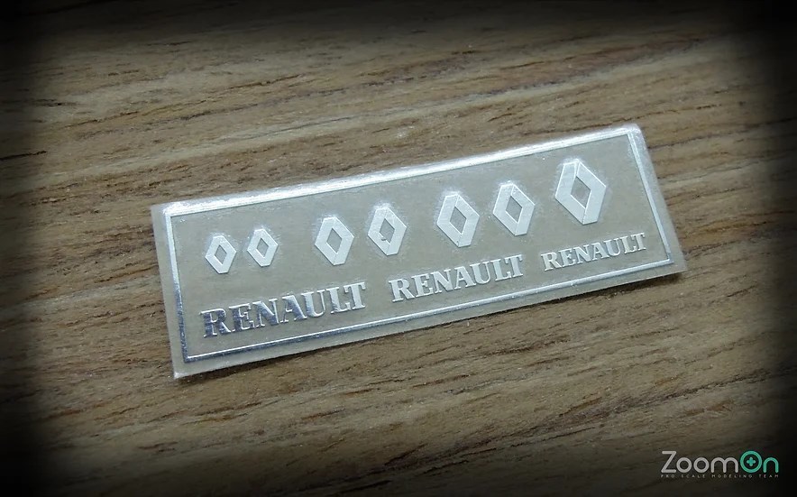 ZoomOn ZD036 1/24 Renault metal sticker 