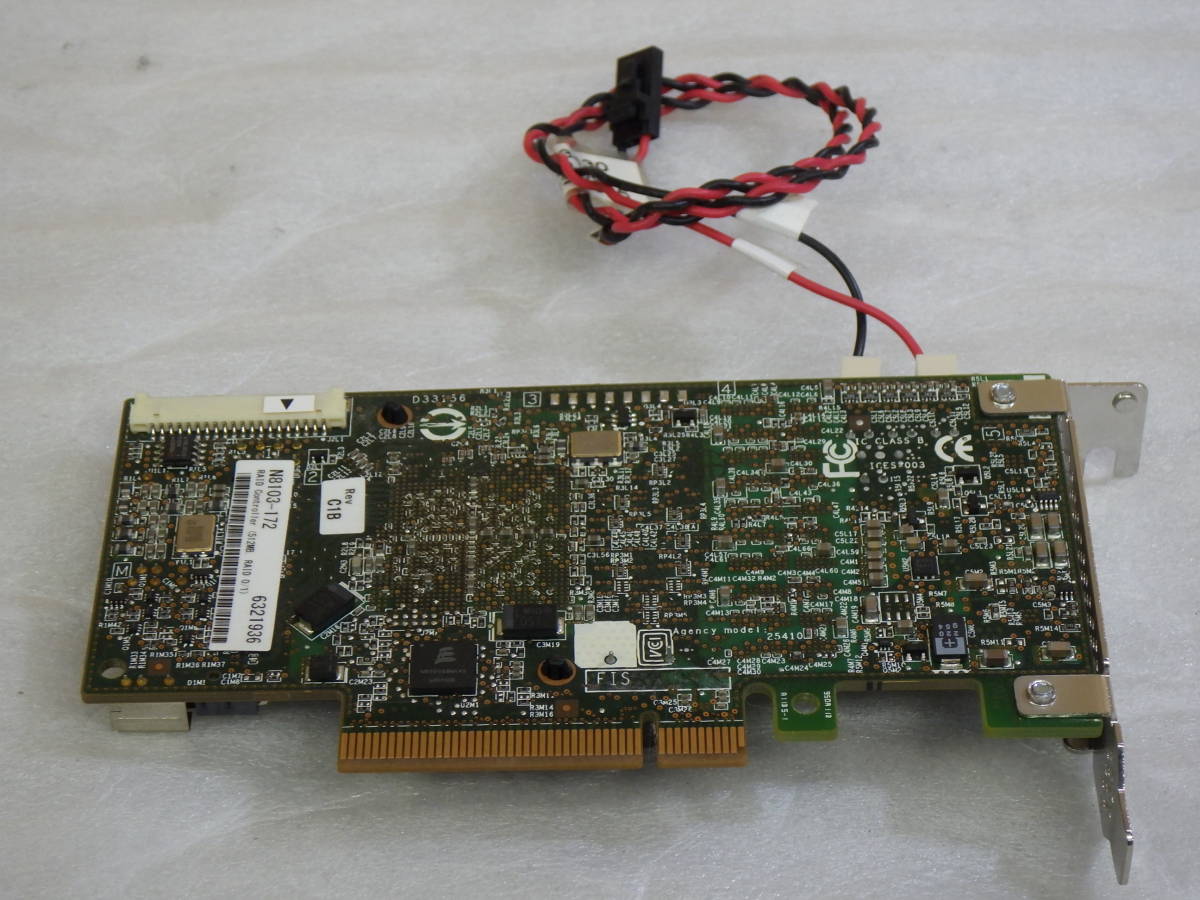 NEC RAID コントローラ　N8103-172 L3-25410-10D ケーブル付き 動作確認済みLV501947_画像6