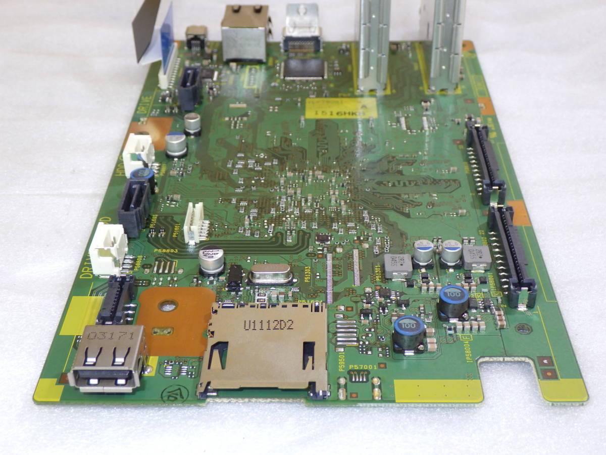 Panasonic DIGA ブルーレイレコーダー DMR-BZT600 から取外した 純正 VEP79281 A HDMI/チューナーマザーボー 動作品保証#MH0074_画像3