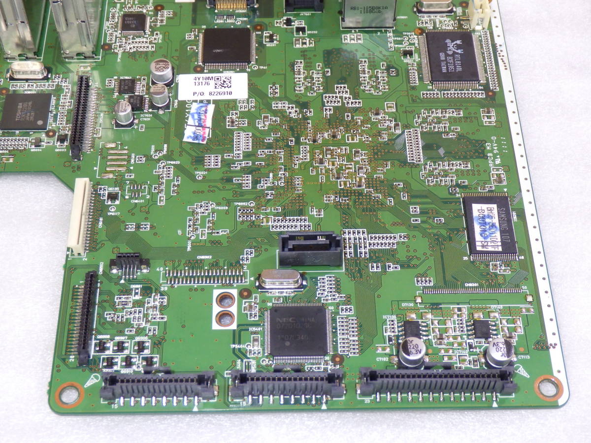 Toshiba ブルーレイレコーダー D-BZ510 2011年製 から取外した 純正 BE4Y10G0601 チューナーマザーボー 動作品保証#MH00217_画像4