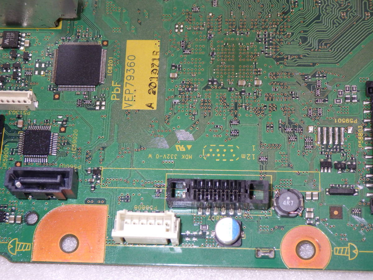 Panasonic DIGA ブルーレイレコーダー DMR-BWT530 から取外した 純正 VEP79360 HDMI/チューナーマザーボー 動作品保証#MH00282_画像3