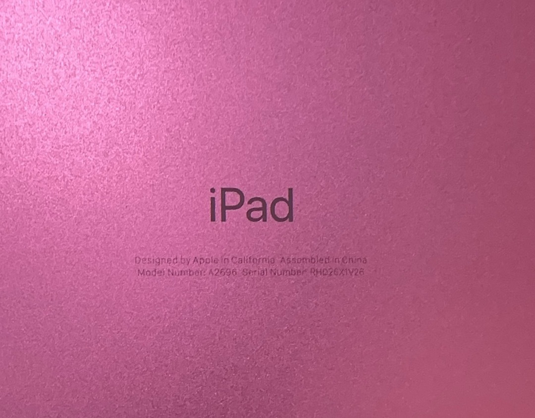 【送料無料】Apple 10.9インチ iPad（第10世代）Wi-Fi 256GB ピンク バッテリー100% A2696_画像6
