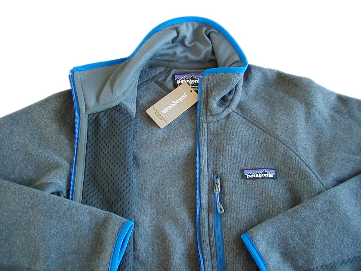 ■送料込■【Sサイズ】パタゴニア Ｍ’s パフォーマンス・ベター・セーター・ジャケット ■ Patagonia Forge Grey w/Viking Blue (FGVK)■