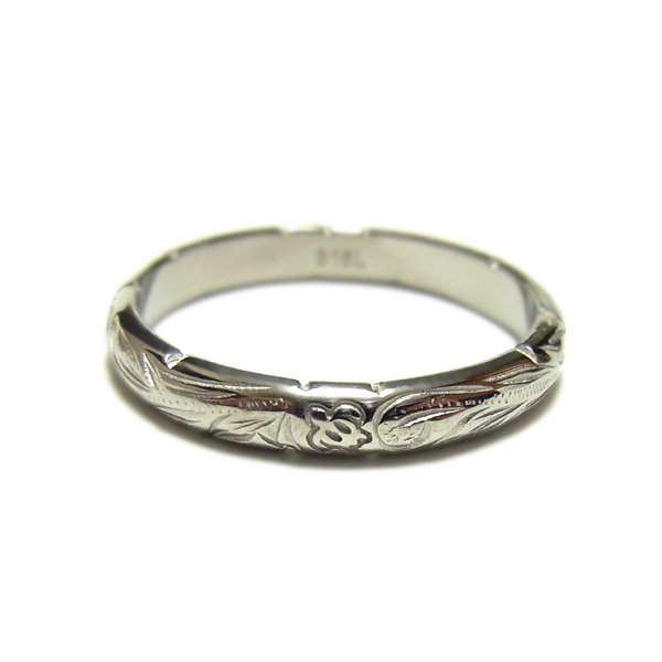 * limited amount limited amount Hawaiian jewelry ring ring scroll surgical stainless steel 