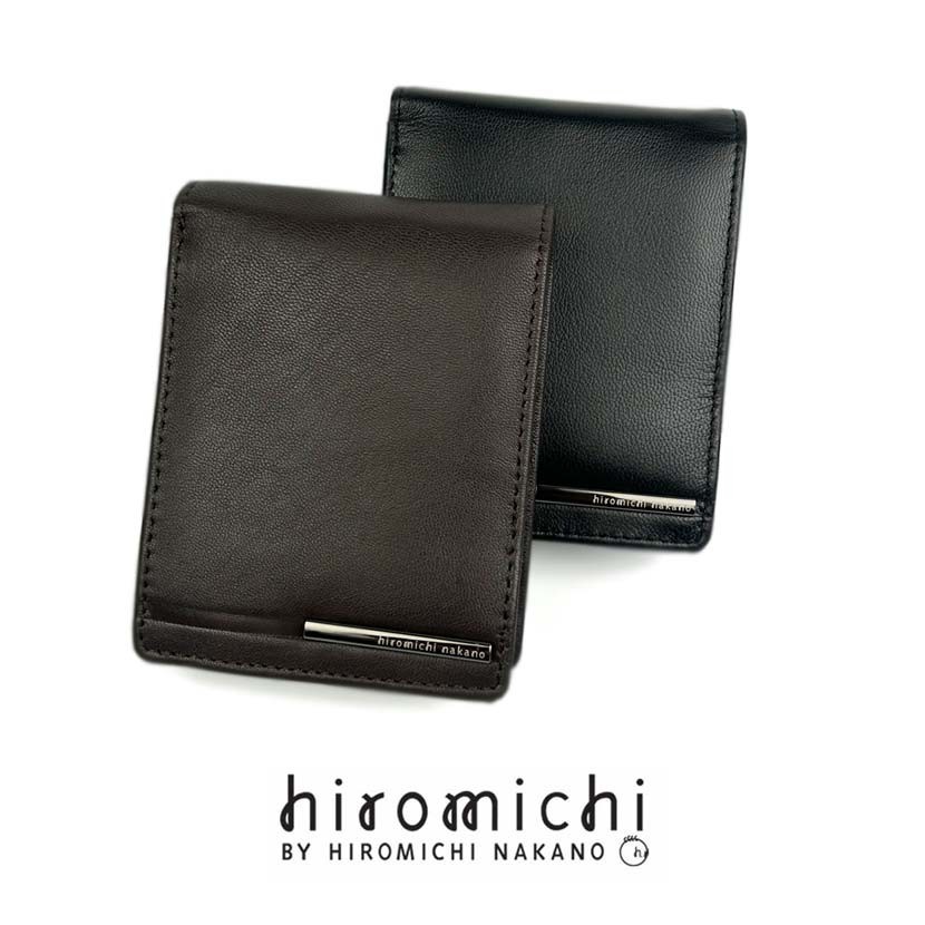 【全2色】 hiromichi nakano ヒロミチ・ナカノ ソフト リアルレザー 2つ折り 財布 ショートウォレット_画像9