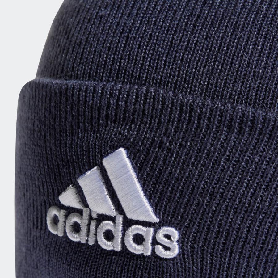 新品・未使用♪adidas≪アディダス≫♪ＬＯＧＯ　ウーリー ニットキャップ/ニット帽♪ネイビー♪_画像3