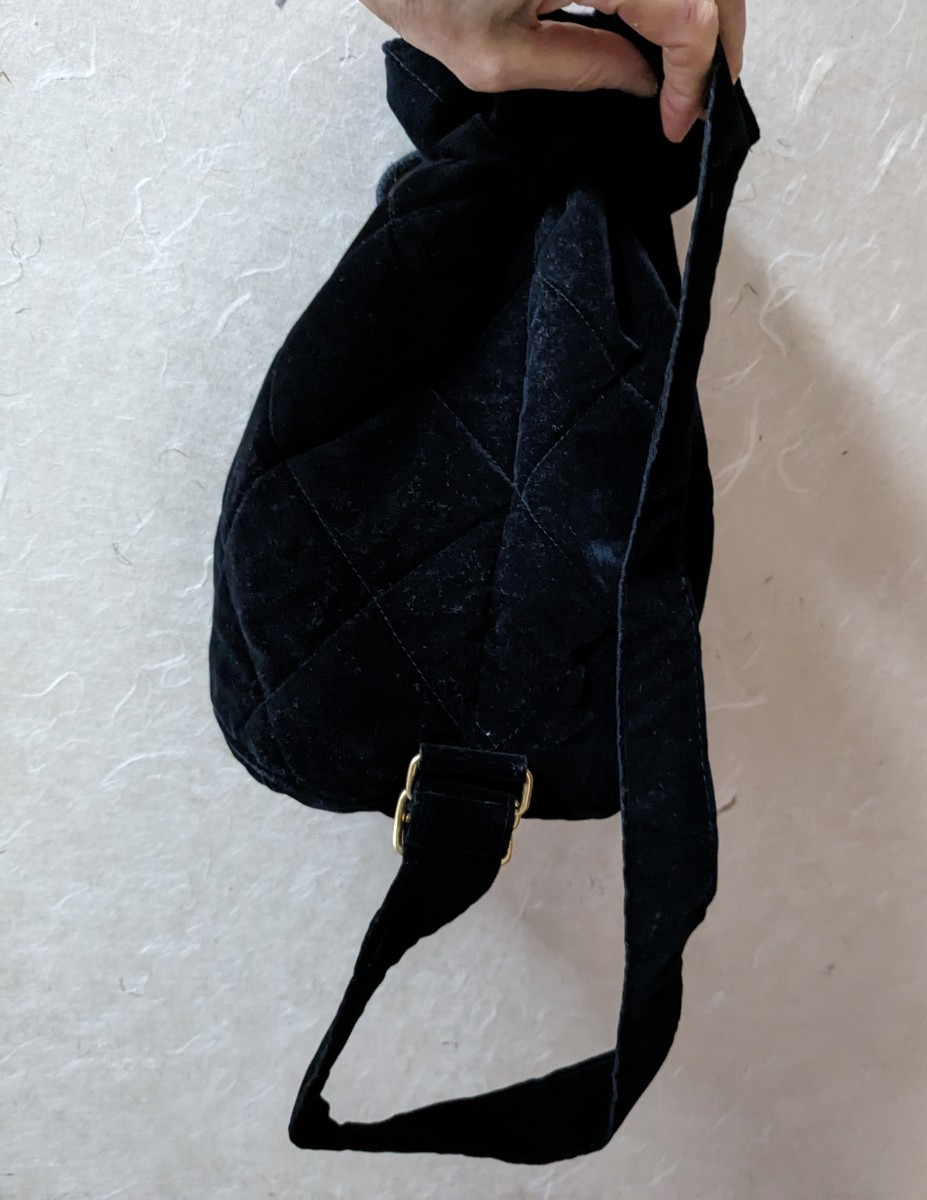 【送料込 新品】SONIA RYKIEL 巾着バケツ型リュック ハンドバッグ片肩掛けの画像2
