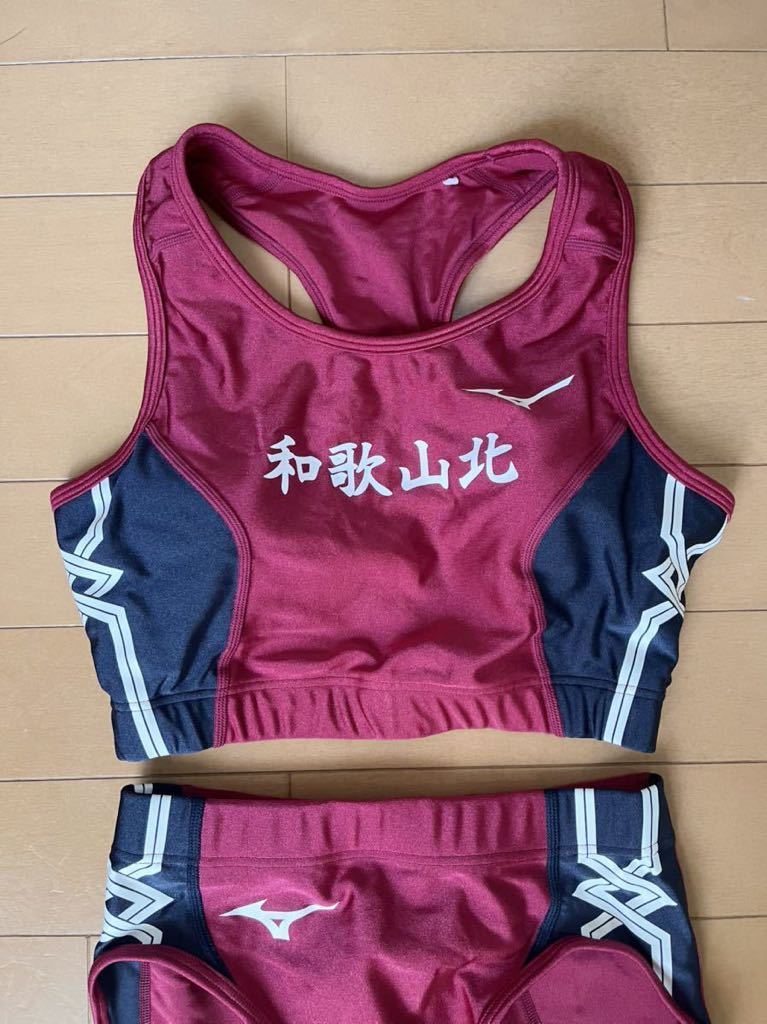 ユニフォーム 女子陸上 セパレート ミズノ MIZUNO レーシング ブラトップ 和歌山_画像2