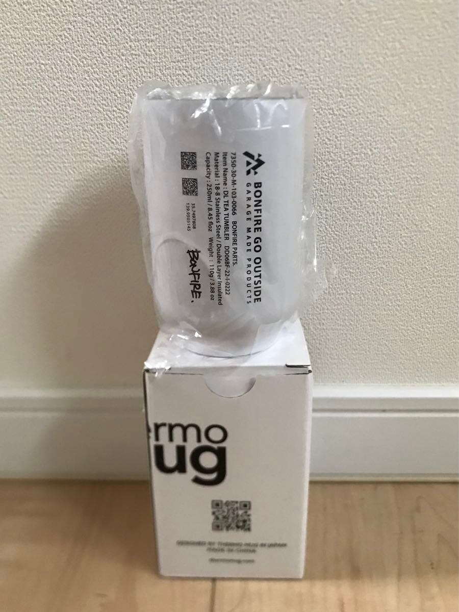 新品 BONFIRE GO OUTSIDE YUNOMI BGO マグカップ ホワイト 白 新品 BONFIRE GO OUTSIDE YUNOMI BGO マグカップ ホワイト 白