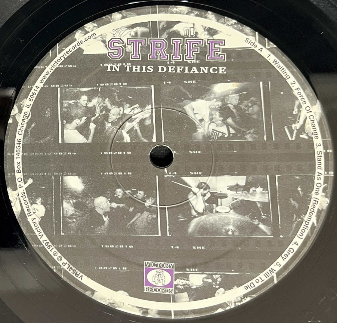 US盤 LP◇ストライフ Strife イン・ディス・ディファイアンス In This Defiance VR54LP 1211_画像4