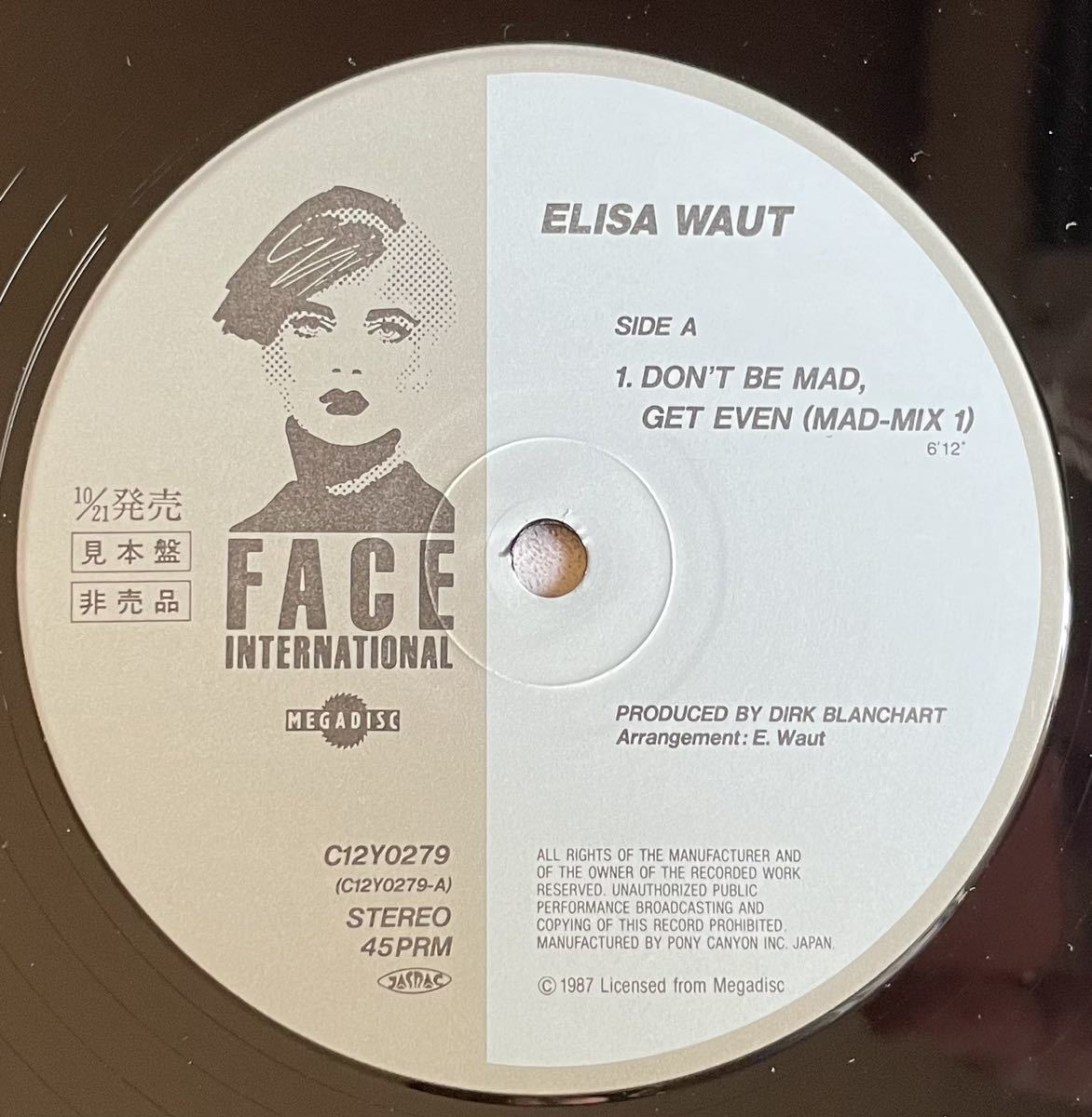 プロモ盤 Elisa Waut / Don't Be Mad, Get Even 12inch盤 その他にもプロモーション盤 レア盤 人気レコード 多数出品。_画像3