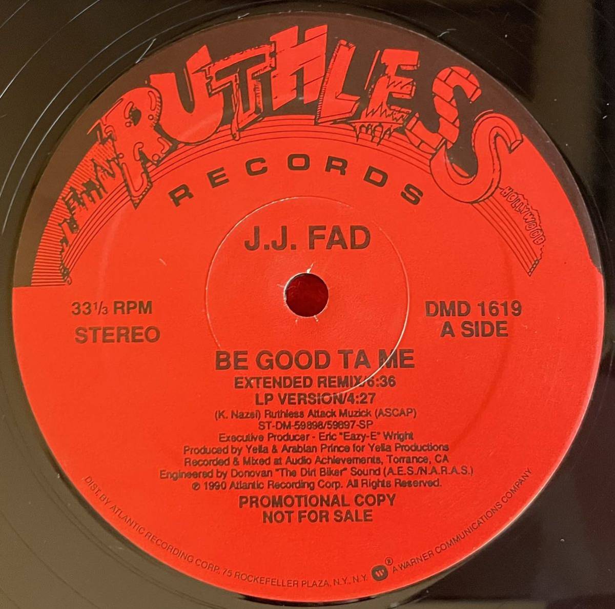 プロモ盤J.J. Fad / Be Good Ta 12inch盤 その他にもプロモーション盤 レア盤 人気レコード 多数出品。_画像1