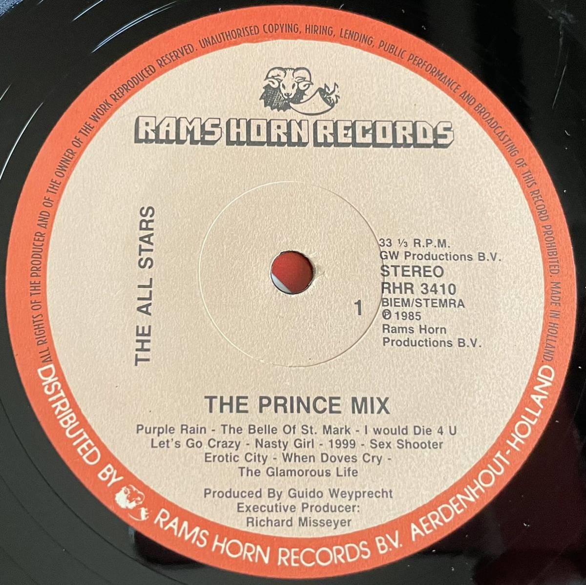 The Prince Mix / The All Stars 12inch盤 その他にもプロモーション盤 レア盤 人気レコード 多数出品。_画像4