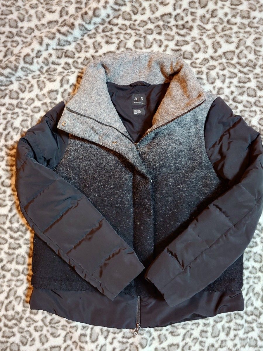 Armani Collezioni Ombre グラデーション　Aラインコート Armani Collezioni Ombre グラデーション Aラインコート - メルカリ