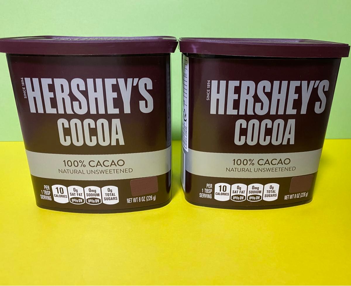 HERSHEYS ハーシー  100%ココアパウダー 無糖 226g×2
