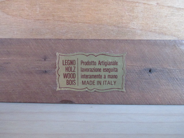 イタリア◆ヴィンテージ 野鳥の陶板画　LEGNO HOLZ WOOD BOIS　カッティングボード型 壁掛け　カモ_画像7