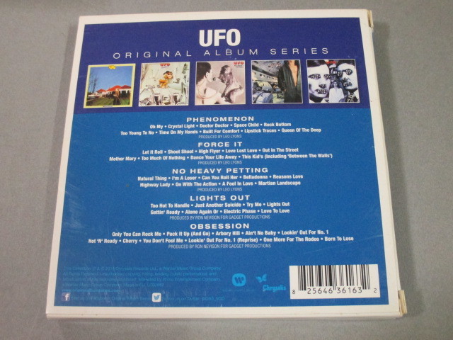 CD◆UFO - ORIGINAL ALBUM SERIES 　ペーパーケース仕様 5枚セット カット盤_画像2