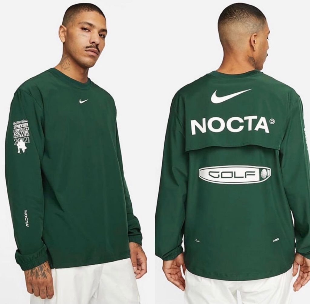 【超レア】ナイキ クルーネックトップ NIKE×DRAKE NOCTA 緑 S②_画像10