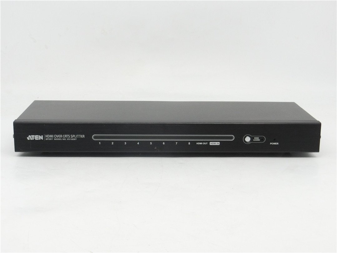 中古品 ATEN VS1808T 1入力8出力 Cat5タイプ HDMIビデオスプリッター 送料無料