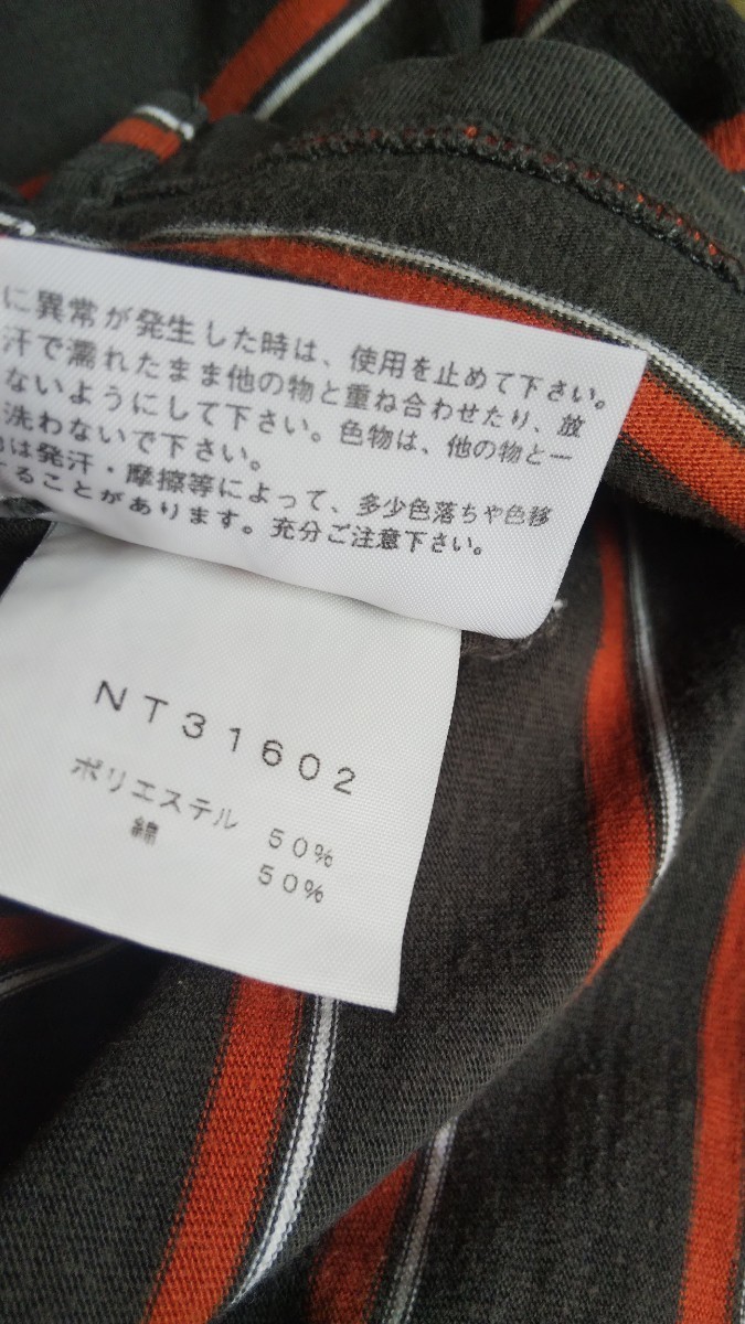 THE NORTH FACE☆ノースフェイス☆DACRON QD COTTON BORDER POLO☆定価8580円☆ポロシャツ☆S_画像4