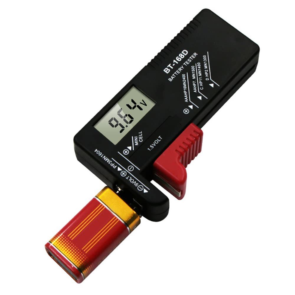 バッテリーテスター 電池の残量チェッカー デジタル式 電池チェッカー ボタン電池 乾電池 角電池 電池テスター_画像3