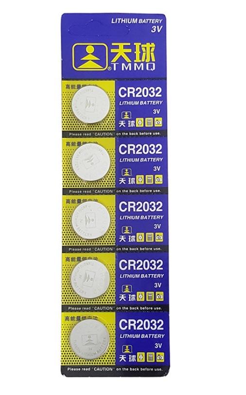 CR2032 220mAh high quality lithium coin battery 100 piece for watch button battery 3v