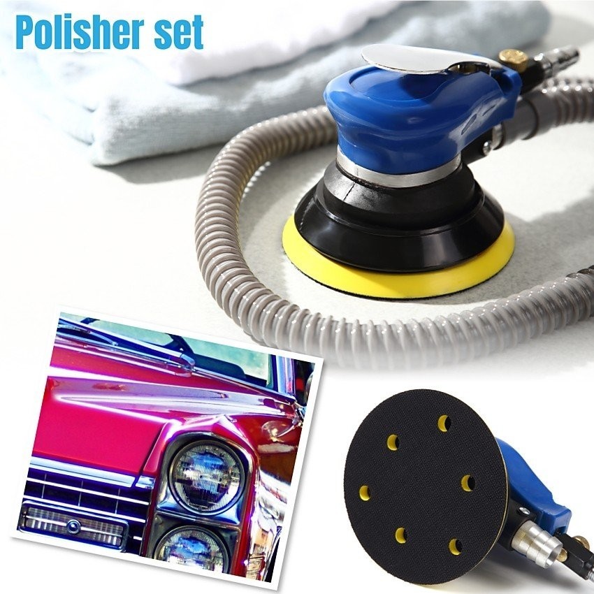 洗車や研磨に！ダブルアクション　オービタルサンダー ポリッシャー 吸塵式 バキュームタイプ ホース付_画像3