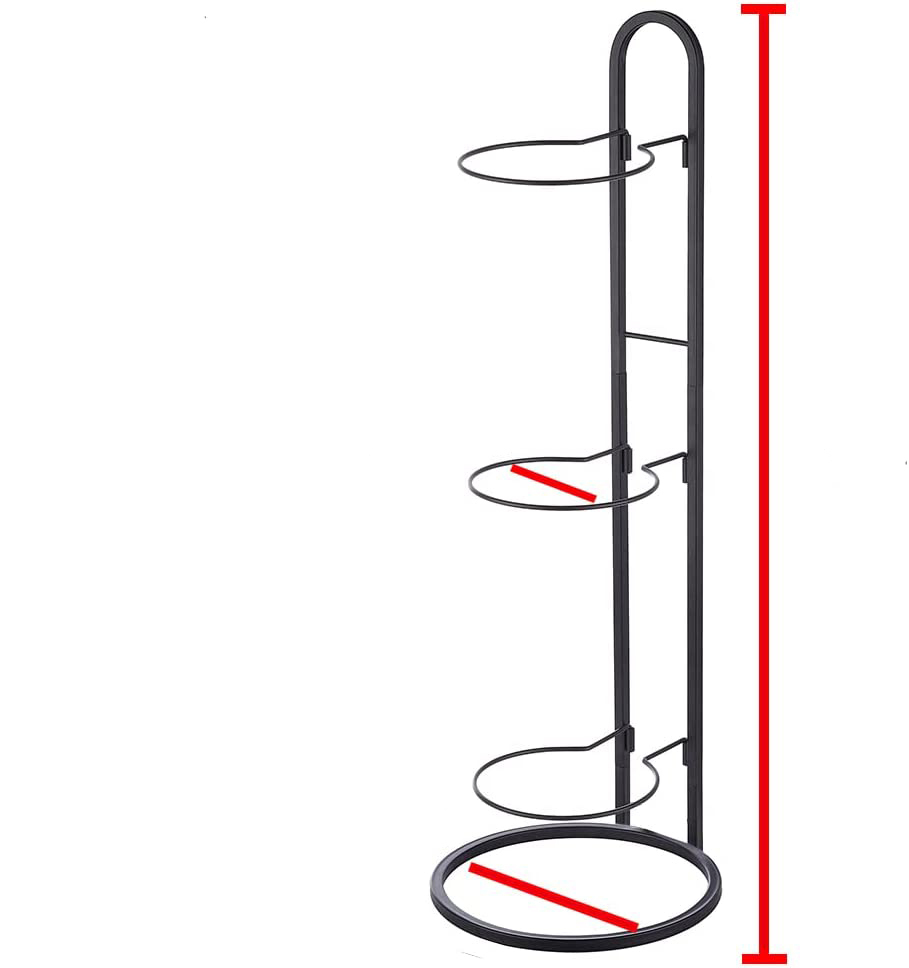 ボールスタンド タワー ブラック サッカー バスケ ボール ツリー 収納 ラック 飾る 台 スタンド ホルダー コンパクト 軽量 持ち運び_画像5