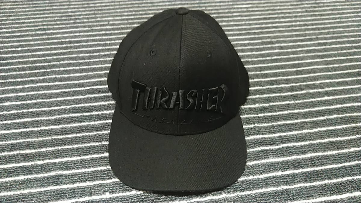 【送料無料】THRASHER [スラッシャー] フラットキャップ (サイズ調整可能) SIZE:F_画像2